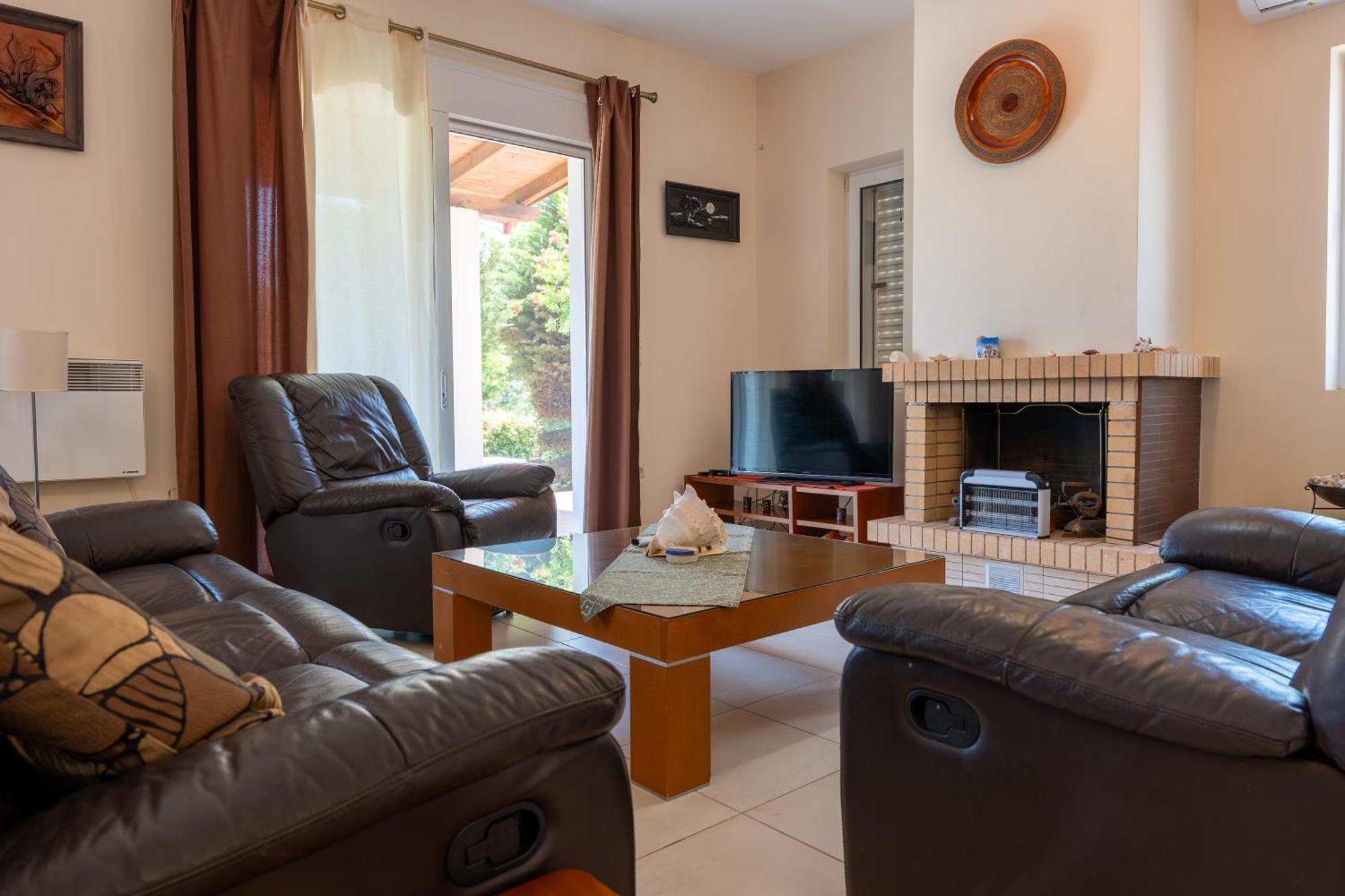 Beautiful Summer Villa In Chalkoutsi Khalkoutsion エクステリア 写真